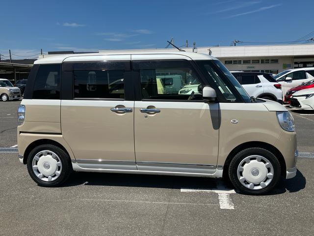 ムーヴキャンバス Ｇメイクアップリミテッド　ＳＡＩＩＩ　８型ナビ／ＢＴ／ＤＴＶ／ＤＩＳＣ／全周囲カメラ／ステアリングスイッチ　前後ドラレコ　両側パワスラ　ＬＥＤヘッドライト＆フォグランプ　クリアテールランプ　メッキモール　衝突被害軽減ブレーキ（20枚目）