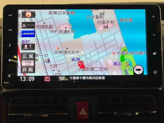 タント カスタムRS バックカメラ連動9インチフルセグナビ USB接続 ブルートゥース対応 フロント.リヤドライブレコーダー連動 ETC 前席シートヒーター バックドア大型スポイラー バックドアメッキセンターガーニッシュ(3枚目)