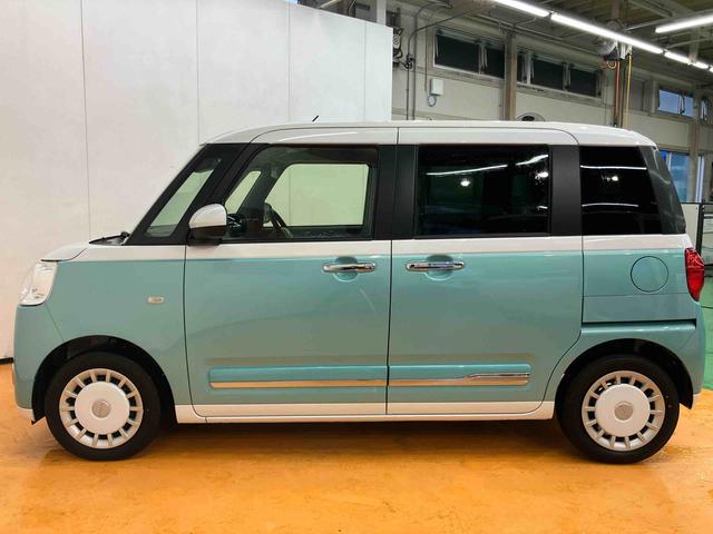 ムーヴキャンバス ストライプスＧターボ　衝突回避支援システム　横滑り防止装置　アダプティブクルーズコントロール　ホールド機能付き電動パーキングブレーキ　置きラクボックス　ホットカップホルダー　前席シートヒーター　前後コーナーセンサー（10枚目）