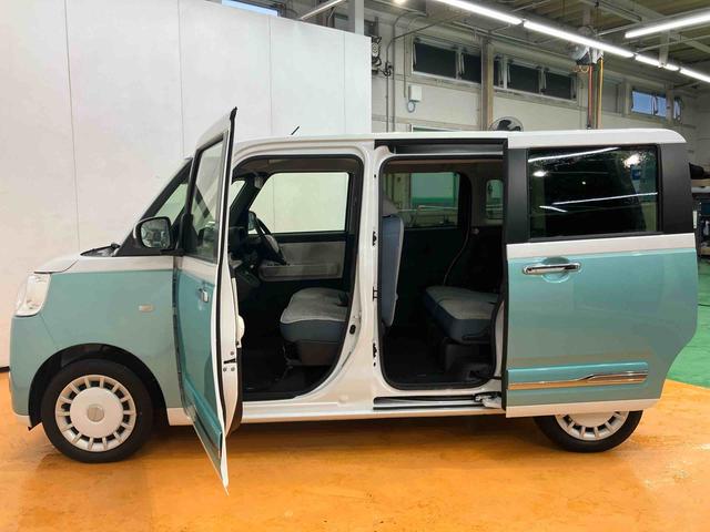 ムーヴキャンバス ストライプスＧターボ　衝突回避支援システム　横滑り防止装置　アダプティブクルーズコントロール　ホールド機能付き電動パーキングブレーキ　置きラクボックス　ホットカップホルダー　前席シートヒーター　前後コーナーセンサー（11枚目）