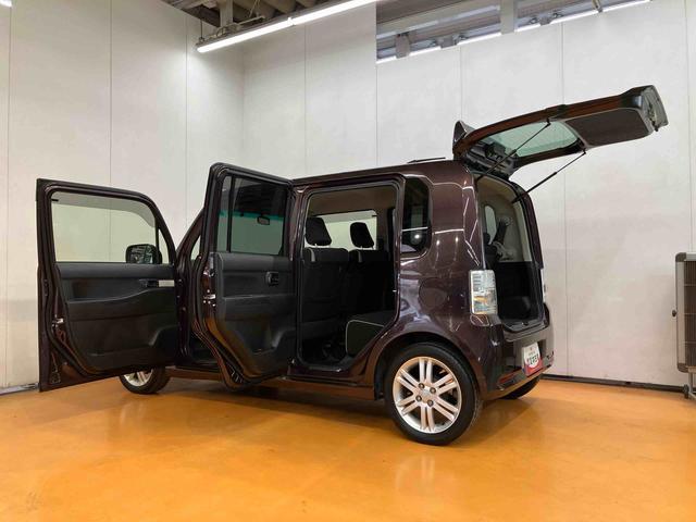 ムーヴコンテ カスタム RS ターボエンジン ETC 15インチアルミホイール HIDヘッドライト ハロゲンフォグランプ クリアテールランプ ドアミラーウインカー スマートキー 電格ドアミラー 照明&バニディミラー付きサンバイザー(32枚目)