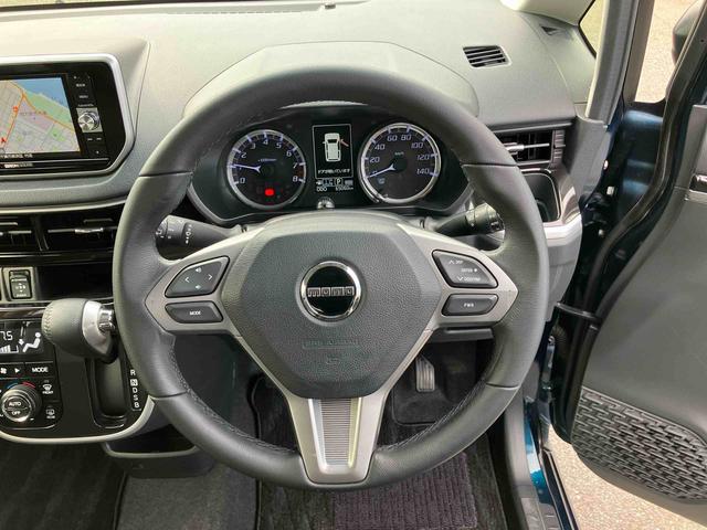 ムーヴ カスタム　ＲＳ　ハイパーリミテッドＳＡＩＩＩ　ターボ　ナビ／ＴＶ／ＤＶＤ／ＢＴ／ＵＳＢ　全周囲カメラ　ＬＥＤヘッドライト　オートライト　リモコンエンジンスターター　ＭＯＭＯ製革巻ステアリング　運転席シートヒーター　トップシェイドガラス　スマアシ（5枚目）