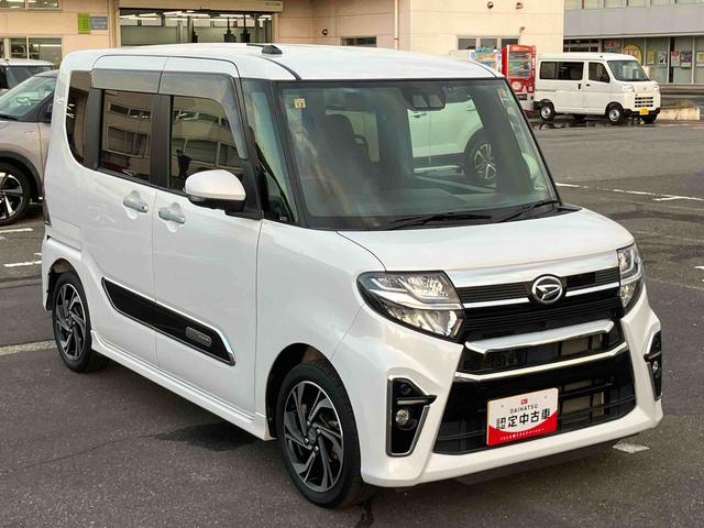 タント カスタムRSスタイルセレクション ターボ 9型ナビ/BT/TV/DISC/全周囲M/ステアスイッチ 前後ドラレコ ETC サイドガーニッシュ 両側パワスラ 15インチアルミ LEDヘッド&フォグ シートヒーター クルコン 衝突被害軽減(17枚目)