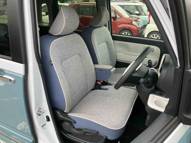 ムーヴキャンバス ストライプスＧターボ　ターボ　Ｂカメラ　全車速追従クルコン　ＬＥＤヘッドライト　オートライト　ＡＤＢ　ホッとカップホルダー　スマアシ　コーナーセンサー　シートヒーター　電動駐車ブレーキ　両側Ｐスラ　キーフリー　盗難防止警報（11枚目）