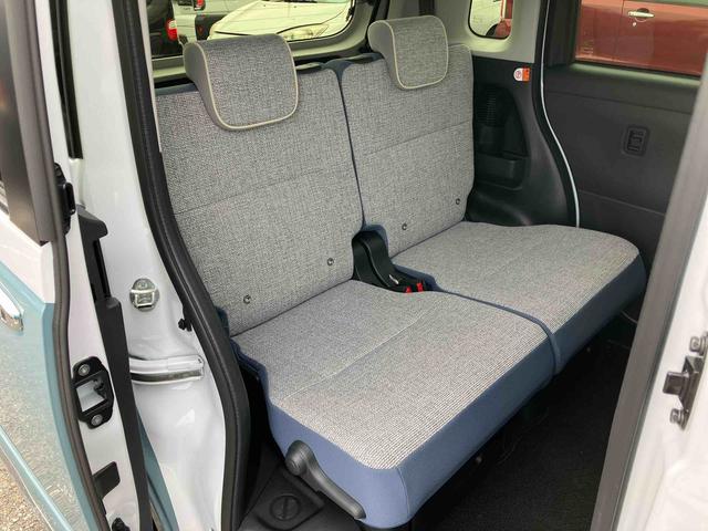 ムーヴキャンバス ストライプスＧターボ　ターボ　Ｂカメラ　全車速追従クルコン　ＬＥＤヘッドライト　オートライト　ＡＤＢ　ホッとカップホルダー　スマアシ　コーナーセンサー　シートヒーター　電動駐車ブレーキ　両側Ｐスラ　キーフリー　盗難防止警報（12枚目）