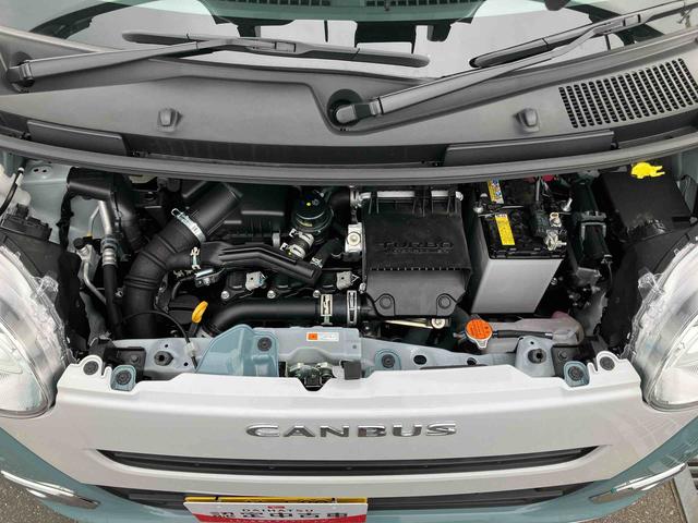 ムーヴキャンバス ストライプスＧターボ　ターボ　Ｂカメラ　全車速追従クルコン　ＬＥＤヘッドライト　オートライト　ＡＤＢ　ホッとカップホルダー　スマアシ　コーナーセンサー　シートヒーター　電動駐車ブレーキ　両側Ｐスラ　キーフリー　盗難防止警報（19枚目）