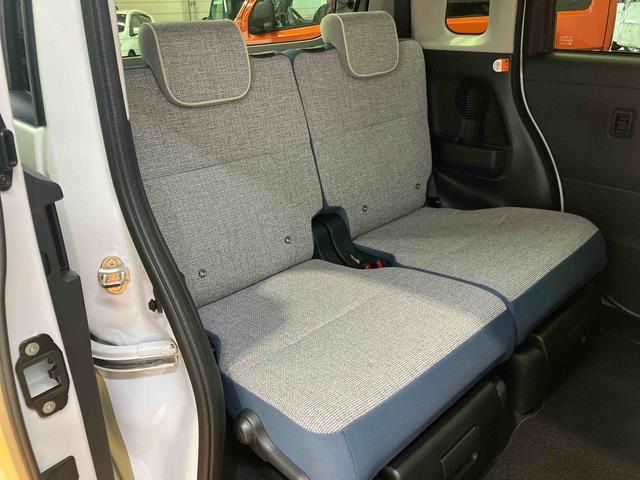 ムーヴキャンバス ストライプスGターボ 衝突回避支援システム 横滑り防止装置 アイドリングストップ アダプティブクルーズコントロール ホットカップホルダー 置きラクボックス 前席シートヒーター 助手席シートバックポケット+ショッピングフック(25枚目)