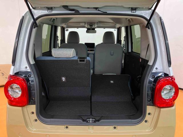 ムーヴキャンバス ストライプスGターボ 衝突回避支援システム 横滑り防止装置 アイドリングストップ アダプティブクルーズコントロール ホットカップホルダー 置きラクボックス 前席シートヒーター 助手席シートバックポケット+ショッピングフック(32枚目)