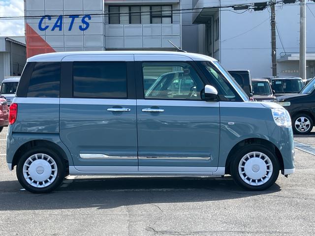 ムーヴキャンバス ストライプスGターボ アダプティブドライビングビーム LEDヘッドライト オートライト 全車速追従クルコン バックカメラ スマアシ コーナーセンサー シートヒーター 両側電動スライドドア ホッとカップホルダー キーフリー(23枚目)