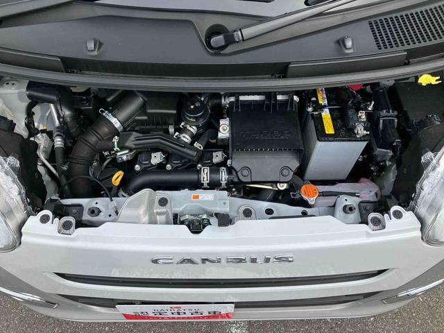 ムーヴキャンバス ストライプスＧターボ　ターボ　Ｂカメラ　全車速追従クルコン　ＬＥＤヘッドライト　オートライト　ＡＤＢ　ホッとカップホルダー　スマアシ　コーナーセンサー　シートヒーター　電動駐車ブレーキ　両側Ｐスラ　キーフリー　盗難防止警報（19枚目）