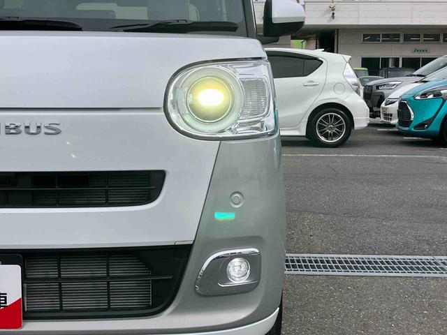 ムーヴキャンバス ストライプスＧターボ　ターボ　Ｂカメラ　全車速追従クルコン　ＬＥＤヘッドライト　オートライト　ＡＤＢ　ホッとカップホルダー　スマアシ　コーナーセンサー　シートヒーター　電動駐車ブレーキ　両側Ｐスラ　キーフリー　盗難防止警報（21枚目）