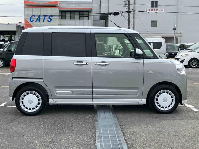 ムーヴキャンバス ストライプスＧターボ　ターボ　Ｂカメラ　全車速追従クルコン　ＬＥＤヘッドライト　オートライト　ＡＤＢ　ホッとカップホルダー　スマアシ　コーナーセンサー　シートヒーター　電動駐車ブレーキ　両側Ｐスラ　キーフリー　盗難防止警報（23枚目）