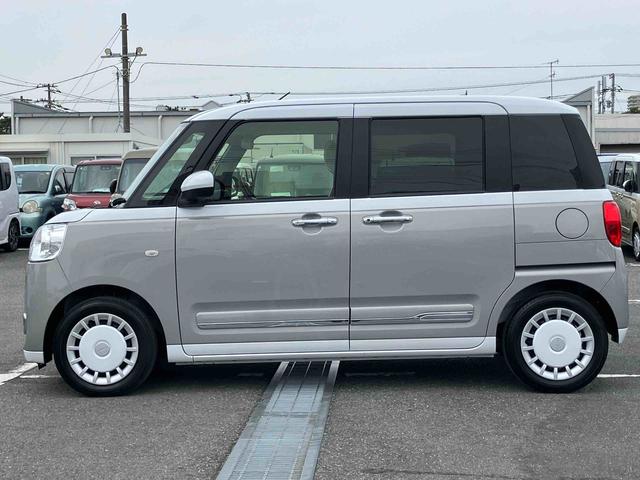 ムーヴキャンバス ストライプスＧターボ　ターボ　Ｂカメラ　全車速追従クルコン　ＬＥＤヘッドライト　オートライト　ＡＤＢ　ホッとカップホルダー　スマアシ　コーナーセンサー　シートヒーター　電動駐車ブレーキ　両側Ｐスラ　キーフリー　盗難防止警報（35枚目）