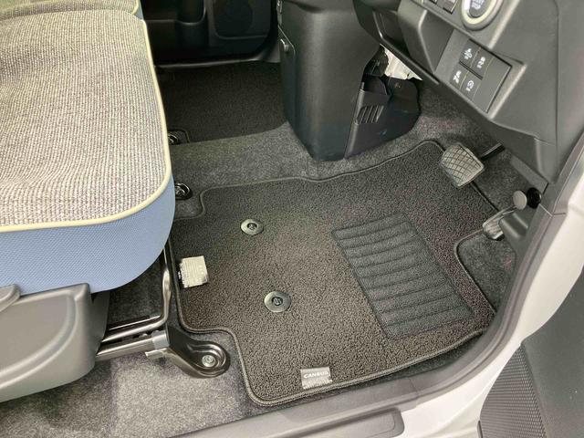 ムーヴキャンバス ストライプスＧターボ　ターボ　Ｂカメラ　全車速追従クルコン　ＬＥＤヘッドライト　オートライト　ＡＤＢ　ホッとカップホルダー　スマアシ　コーナーセンサー　シートヒーター　電動駐車ブレーキ　両側Ｐスラ　キーフリー　盗難防止警報（60枚目）