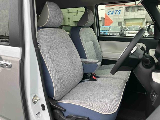 ムーヴキャンバス ストライプスG Bカメラ LEDヘッドライト オートライト オートハイビーム ホッとカップホルダー スマアシ コーナーセンサー シートヒーター 両側Pスラ オートA/C 電動駐車ブレーキ プッシュスタート キーフリー(11枚目)