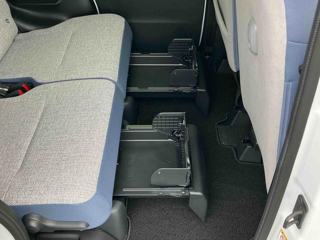 ムーヴキャンバス ストライプスG Bカメラ LEDヘッドライト オートライト オートハイビーム ホッとカップホルダー スマアシ コーナーセンサー シートヒーター 両側Pスラ オートA/C 電動駐車ブレーキ プッシュスタート キーフリー(57枚目)