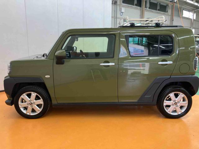 タフト G ディスプレイオーディオ/バックカメラ/ステアスイッチ ルーフキャリア ガラスルーフ ルーフレール 15インチアルミ LEDヘッド&フォグランプ シートヒーター 電動駐車ブレーキ 衝突被害軽減ブレーキ(17枚目)