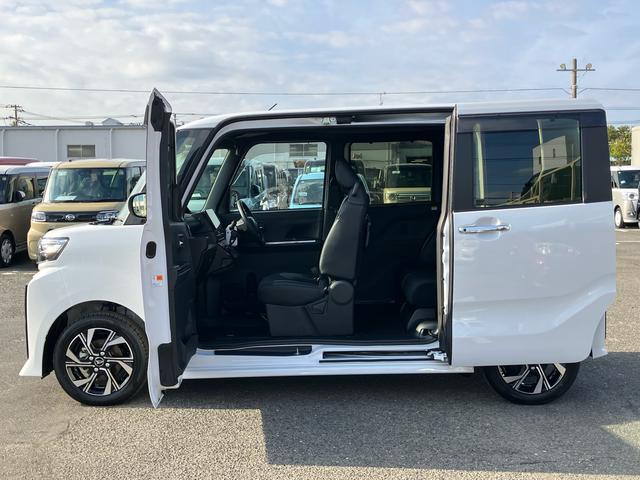 タント カスタムX 10型ナビ/TV/DVD/BT/USB Bカメラ 前後ドラレコ ETC LEDヘッドライト オートライト ADB スマアシ コーナーセンサー シートヒーター 両側Pスラ 電動駐車ブレーキ キーフリー(66枚目)