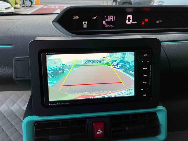 タント Ｘ　衝突回避支援ブレーキ・キーフリー・社外ナビ・バックカメラ・ＬＥＤヘッドランプ・電動格納ミラー・パワーウィンドウ・オートエアコン・運転席助手席シートヒーター・ＥＴＣ・助手席側パワースライドドア（3枚目）