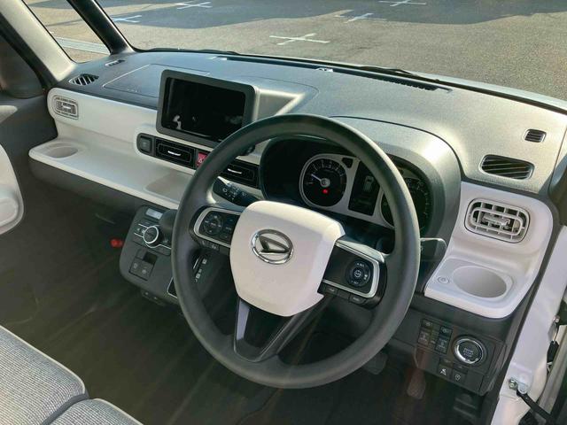 ムーヴキャンバス ストライプスGターボ ターボ LEDヘッドライト オートライト オートハイビーム ADB スマアシ コーナーセンサー シートヒーター ホッとカップホルダー 置き楽くBOX 電動駐車ブレーキ 両側Pスラ キーフリー ステリモ(8枚目)