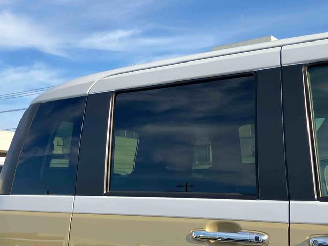 ムーヴキャンバス ストライプスGターボ ターボ LEDヘッドライト オートライト オートハイビーム ADB スマアシ コーナーセンサー シートヒーター ホッとカップホルダー 置き楽くBOX 電動駐車ブレーキ 両側Pスラ キーフリー ステリモ(23枚目)