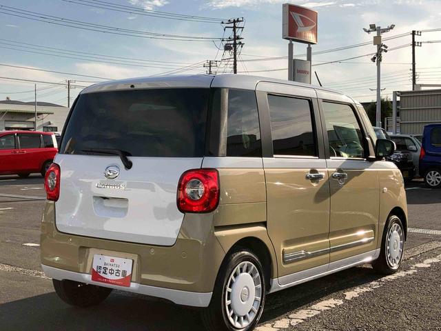 ムーヴキャンバス ストライプスGターボ ターボ LEDヘッドライト オートライト オートハイビーム ADB スマアシ コーナーセンサー シートヒーター ホッとカップホルダー 置き楽くBOX 電動駐車ブレーキ 両側Pスラ キーフリー ステリモ(27枚目)