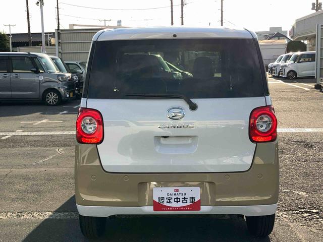 ムーヴキャンバス ストライプスGターボ ターボ LEDヘッドライト オートライト オートハイビーム ADB スマアシ コーナーセンサー シートヒーター ホッとカップホルダー 置き楽くBOX 電動駐車ブレーキ 両側Pスラ キーフリー ステリモ(28枚目)