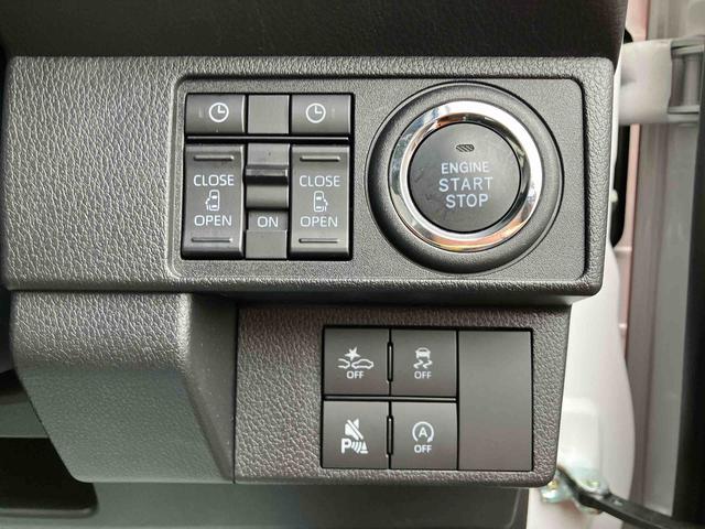 ムーヴキャンバス ストライプスGターボ 両側電動スライドドア LEDヘッドライト&フォグランプ シートヒーター 保温カップホルダー 電動駐車ブレーキ バックカメラ ステアリングスイッチ 自動追従クルコン 衝突被害軽減ブレーキ(6枚目)