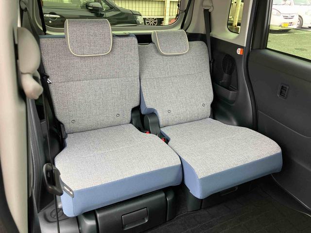 ムーヴキャンバス ストライプスGターボ 両側電動スライドドア LEDヘッドライト&フォグランプ シートヒーター 保温カップホルダー 電動駐車ブレーキ バックカメラ ステアリングスイッチ 自動追従クルコン 衝突被害軽減ブレーキ(10枚目)