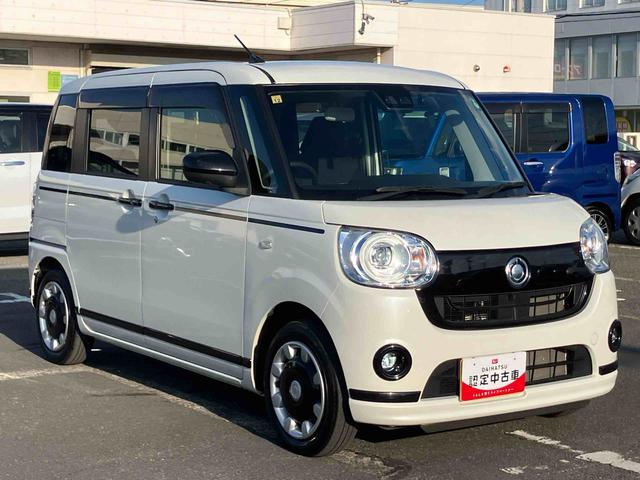 ムーヴキャンバス ＧブラックアクセントＶＳ　ＳＡＩＩＩ　ナビ／ＴＶ／ＤＶＤ／ＢＴ／ＵＳＢ　全周囲カメラ　前後ドラレコ　ＬＥＤヘッドライト　オートライト　オートハイビーム　運転席シートヒーター　キーフリーシステム　盗難防止アラーム　両側Ｐスライド　革巻ステア（21枚目）