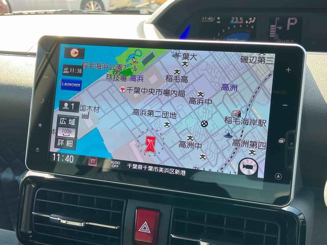 タント カスタムＲＳセレクション　ターボ　９型ナビ／地デジ／ＤＶＤ／ＢＴ／ＵＳＢ　全周囲カメラ　前後ドラレコ　ＥＴＣ　ＬＥＤヘッドライト　オートライト　ＡＤＢ　両側Ｐスライド　シートヒーター　コ－ナ－センサー　電動駐車ブレーキ　アルミ（4枚目）