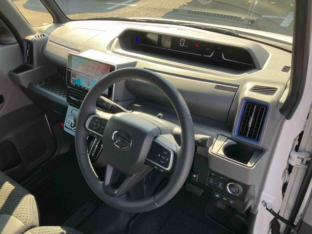 タント カスタムＲＳセレクション　ターボ　９型ナビ／地デジ／ＤＶＤ／ＢＴ／ＵＳＢ　全周囲カメラ　前後ドラレコ　ＥＴＣ　ＬＥＤヘッドライト　オートライト　ＡＤＢ　両側Ｐスライド　シートヒーター　コ－ナ－センサー　電動駐車ブレーキ　アルミ（8枚目）