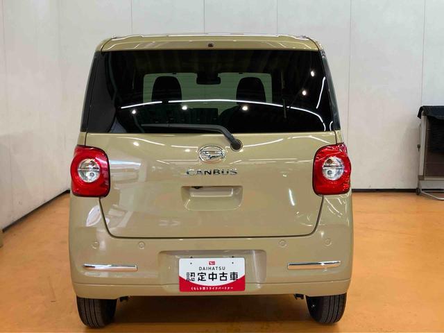 ムーヴキャンバス セオリーＧ　衝突回避支援システム　横滑り防止装置　アイドリングストップ　置きラクボックス　ホットカップホルダー　前席シートヒーター　前後コーナーセンサー　ホールド機能付き電動パーキングブレーキ（9枚目）