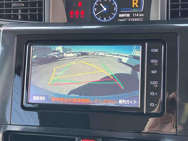 ルーミー Ｇ－Ｔ　ターボ　ナビ／ＢＴ／ＴＶ／ＤＩＳＣ／バックカメラ／ステアリングスイッチ　前後ドラレコ　両側パワスラ　１４インチアルミ　ＬＥＤヘッド＆フォグ　プッシュボタンスタート　シートヒーター　衝突被害軽減ブレーキ（2枚目）