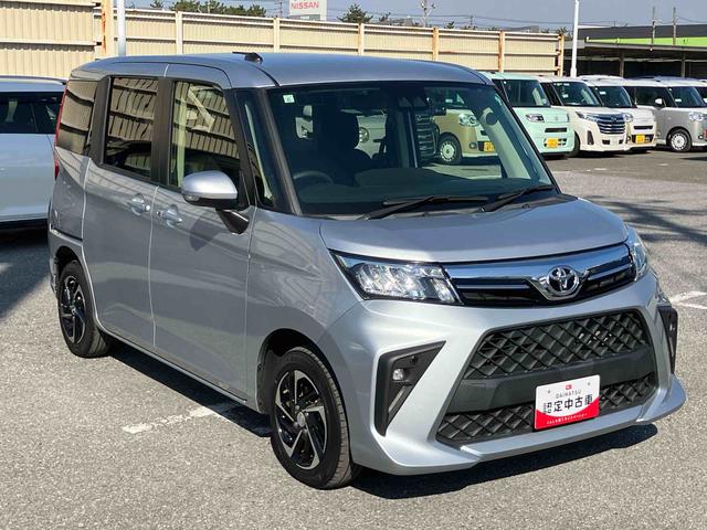 ルーミー Ｇ－Ｔ　ターボ　ナビ／ＢＴ／ＴＶ／ＤＩＳＣ／バックカメラ／ステアリングスイッチ　前後ドラレコ　両側パワスラ　１４インチアルミ　ＬＥＤヘッド＆フォグ　プッシュボタンスタート　シートヒーター　衝突被害軽減ブレーキ（17枚目）