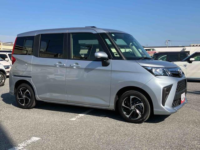 ルーミー Ｇ－Ｔ　ターボ　ナビ／ＢＴ／ＴＶ／ＤＩＳＣ／バックカメラ／ステアリングスイッチ　前後ドラレコ　両側パワスラ　１４インチアルミ　ＬＥＤヘッド＆フォグ　プッシュボタンスタート　シートヒーター　衝突被害軽減ブレーキ（18枚目）