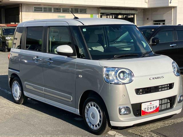 ムーヴキャンバス ストライプスＧ　バックカメラ　ＬＥＤヘッドランプ　オートライト　ＡＤＢ　両側Ｐスラ　ホッとカップホルダー　前後コーナーセンサー　シートヒーター　電動駐車ブレーキ　スマアシ　オートエアコン　キーフリー　プッシュスタート（22枚目）