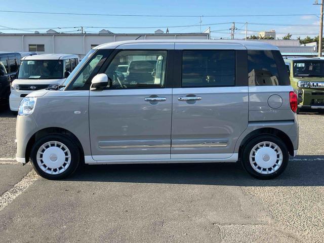 ムーヴキャンバス ストライプスＧ　バックカメラ　ＬＥＤヘッドランプ　オートライト　ＡＤＢ　両側Ｐスラ　ホッとカップホルダー　前後コーナーセンサー　シートヒーター　電動駐車ブレーキ　スマアシ　オートエアコン　キーフリー　プッシュスタート（35枚目）