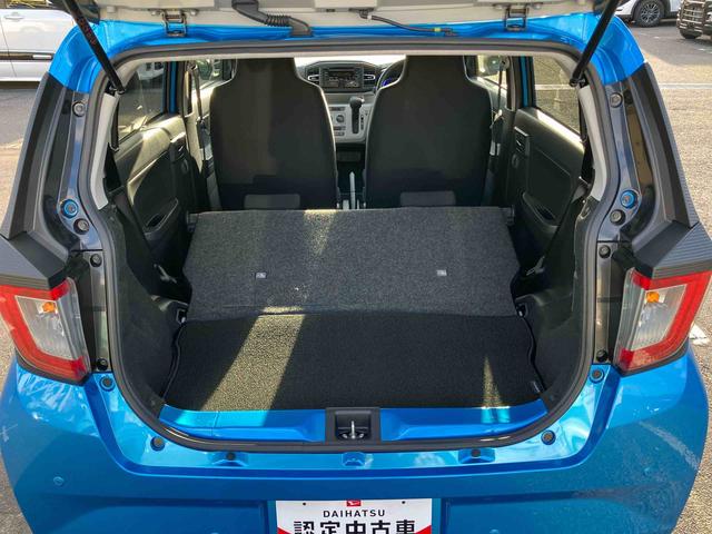 ミライース Ｘ　ＳＡＩＩＩ　ＬＥＤヘッドライト　電動格納ドアミラー　スモークガラス　デジタルメーター　ＣＤ／ＡＵＸ　前後コーナーセンサー　スマアシ　横滑り防止装置　キーレスエントリー　盗難防止アラーム　アイドリングストップ（14枚目）