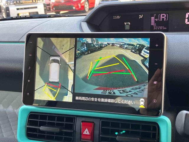 タント Ｘ　９型ナビ／ＢＴ／ＴＶ／ＤＩＳＣ／全周囲カメラ／ステアスイッチ　前後ドラレコ　ＥＴＣ　両側パワスラ　ＬＥＤヘッドライト　スマートキー　シートヒーター　シートバックテーブル　衝突被害軽減ブレーキ（3枚目）