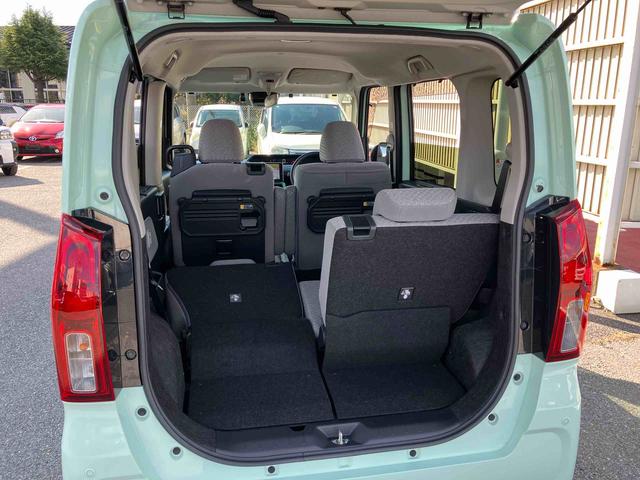 タント Ｘ　９型ナビ／ＢＴ／ＴＶ／ＤＩＳＣ／全周囲カメラ／ステアスイッチ　前後ドラレコ　ＥＴＣ　両側パワスラ　ＬＥＤヘッドライト　スマートキー　シートヒーター　シートバックテーブル　衝突被害軽減ブレーキ（11枚目）