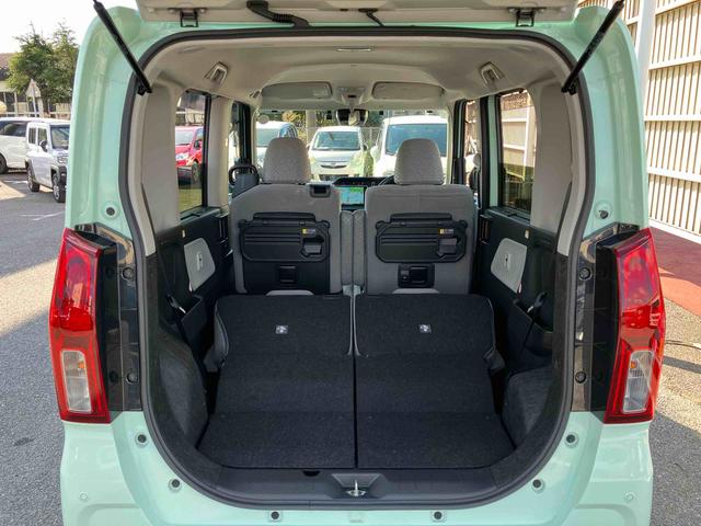 タント Ｘ　９型ナビ／ＢＴ／ＴＶ／ＤＩＳＣ／全周囲カメラ／ステアスイッチ　前後ドラレコ　ＥＴＣ　両側パワスラ　ＬＥＤヘッドライト　スマートキー　シートヒーター　シートバックテーブル　衝突被害軽減ブレーキ（12枚目）