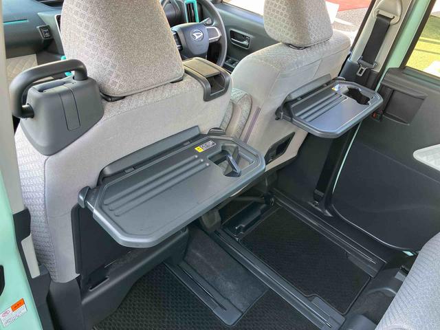 タント Ｘ　９型ナビ／ＢＴ／ＴＶ／ＤＩＳＣ／全周囲カメラ／ステアスイッチ　前後ドラレコ　ＥＴＣ　両側パワスラ　ＬＥＤヘッドライト　スマートキー　シートヒーター　シートバックテーブル　衝突被害軽減ブレーキ（56枚目）