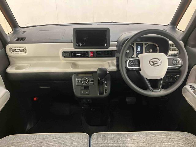 ムーヴキャンバス ストライプスＧターボ　衝突回避支援システム　横滑り防止装置　アダプティブクルーズコントロール　置きラクボックス　ホットカップホルダー　前席シートヒーター　ホールド機能付き電動パーキングブレーキ　両側電動スライドドア（22枚目）