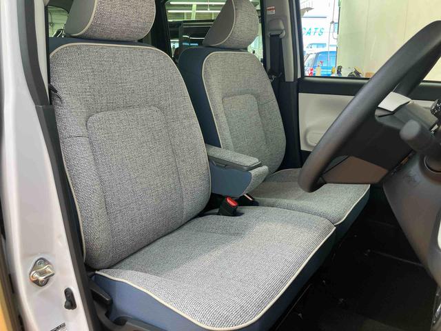 ムーヴキャンバス ストライプスＧターボ　衝突回避支援システム　横滑り防止装置　アダプティブクルーズコントロール　置きラクボックス　ホットカップホルダー　前席シートヒーター　ホールド機能付き電動パーキングブレーキ　両側電動スライドドア（23枚目）