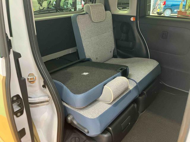 ムーヴキャンバス ストライプスＧターボ　衝突回避支援システム　横滑り防止装置　アダプティブクルーズコントロール　置きラクボックス　ホットカップホルダー　前席シートヒーター　ホールド機能付き電動パーキングブレーキ　両側電動スライドドア（26枚目）