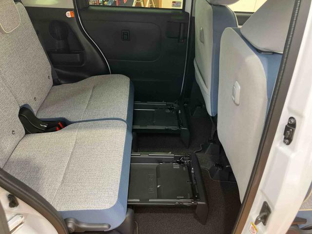 ムーヴキャンバス ストライプスＧターボ　衝突回避支援システム　横滑り防止装置　アダプティブクルーズコントロール　置きラクボックス　ホットカップホルダー　前席シートヒーター　ホールド機能付き電動パーキングブレーキ　両側電動スライドドア（27枚目）