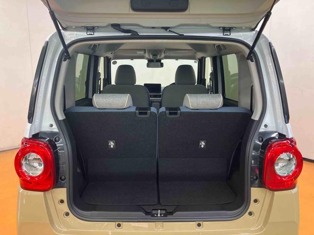 ムーヴキャンバス ストライプスＧターボ　衝突回避支援システム　横滑り防止装置　アダプティブクルーズコントロール　置きラクボックス　ホットカップホルダー　前席シートヒーター　ホールド機能付き電動パーキングブレーキ　両側電動スライドドア（31枚目）