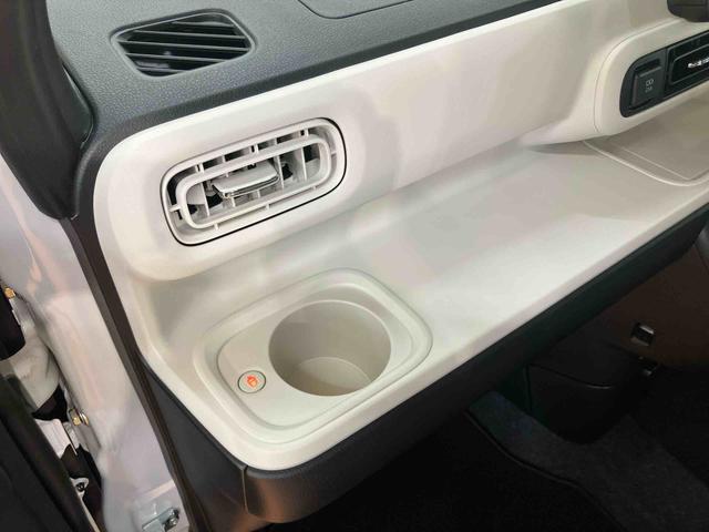 ムーヴキャンバス ストライプスＧターボ　衝突回避支援システム　横滑り防止装置　アダプティブクルーズコントロール　置きラクボックス　ホットカップホルダー　前席シートヒーター　ホールド機能付き電動パーキングブレーキ　両側電動スライドドア（57枚目）