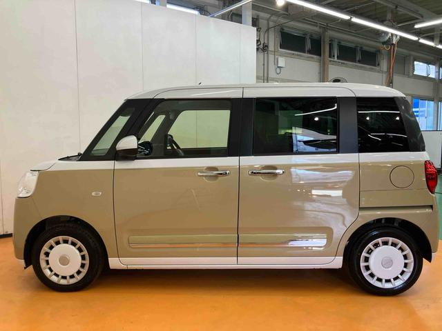 ムーヴキャンバス ストライプスＧ　衝突回避支援システム　横滑り防止装置　ホットカップホルダー　置きラクボックス　前席シートヒーター　両側電動スライドドア　チルトステアリング　運転席シートリフター　助手席シートバックポケット（11枚目）